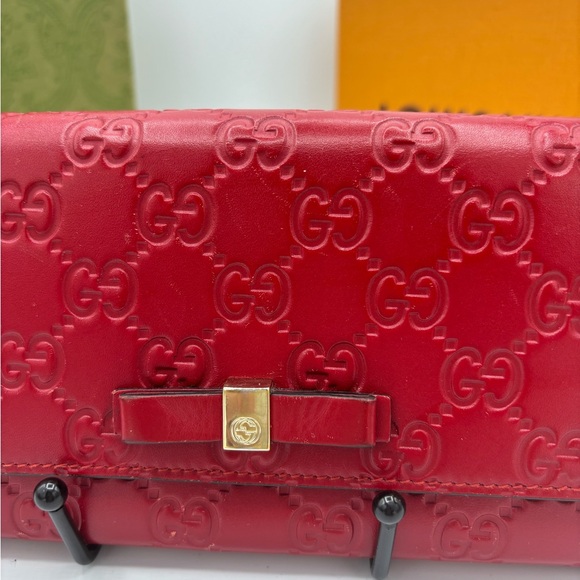 Gucci Embossed Guccissima Motif Long Wallet - Picture 8 of 13